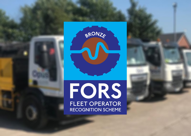 FORS Bronze accredited civil engineers north west england